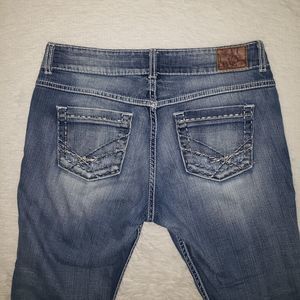 BKE Buckle Sz 31 Culture Blue Jeans Slightly Distressed Women's Premium Denim
